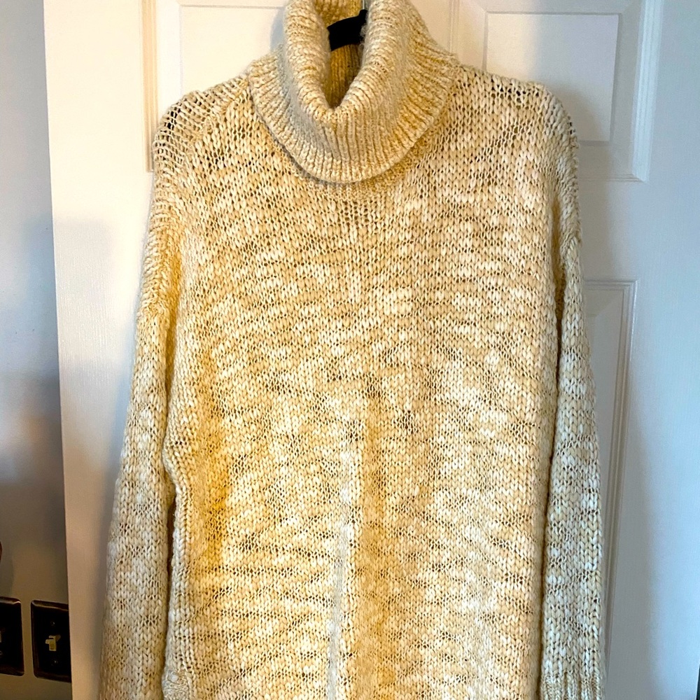 Treasure and Bond cream and gold tone knit. Not sparkly!
